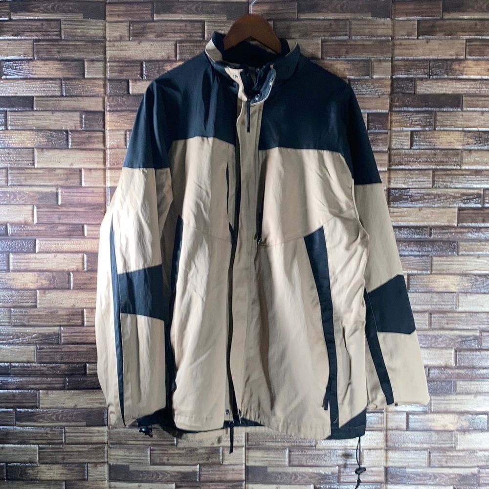 Unisex Vintage Cripple Creek PBR Winter Jacket Tan & Black Large